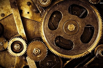 Gears Mechanical Technics Metal Steel Abstract Abstraction ...