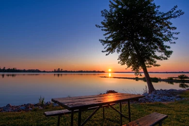 Lake Sunset Wallpapers, Images, Photos, Pictures & Pics