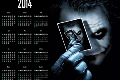 Joker Heath Ledger Batman 2014 Calendar Wallpapers – Travel Around ...