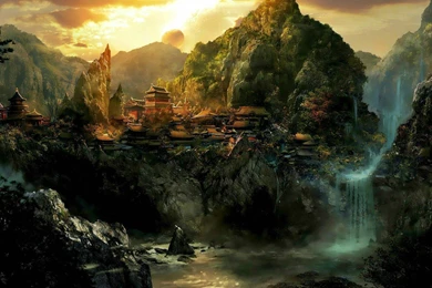 Fantasy Landscape Art Artwork Nature Scenery Wallpapers