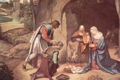 My Free Wallpapers   Artistic Wallpapers : Giorgione   Nativity