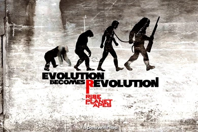 Typography Evolution Planet Of The Apes Rise Of The Planet Of The ...