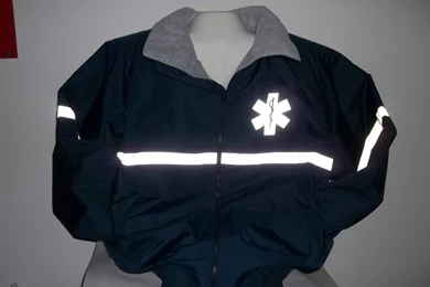 Reflective Star Of Life Jacket, Black Or Navy, Choose Your Prints