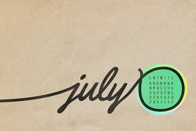 July 2012 Desktop Calendar Wallpapers