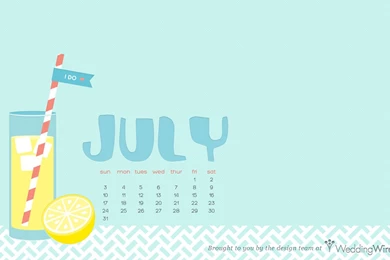 Fun Freebies: July Wallpaper!   WeddingWire: The Blog