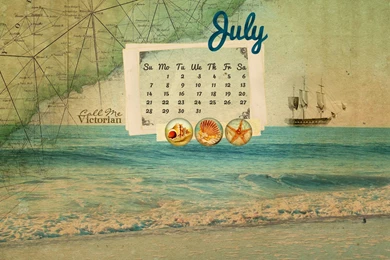 July 2013 Desktop Calendar Wallpapers
