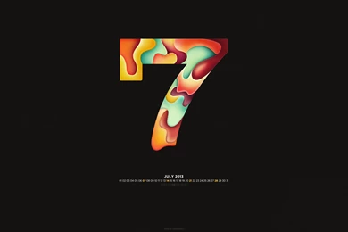 Seven: Free July 2013 Calendar Wallpapers