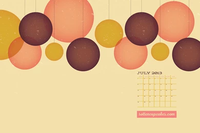 July 2013 Calendar, Desktop Wallpapers & iPhone Lockscreens ...