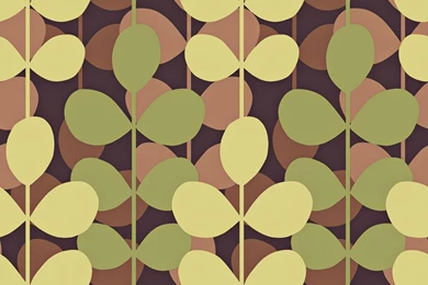 The Wallpapers Company 20.5 In. W Multi Colored Modern Leaf Stripe ...