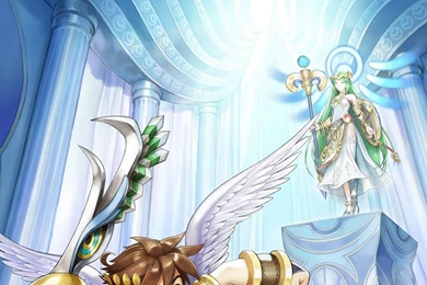 SuperHD.pics: Kid Icarus: Uprising Palutena Pit Angels Desktop ...
