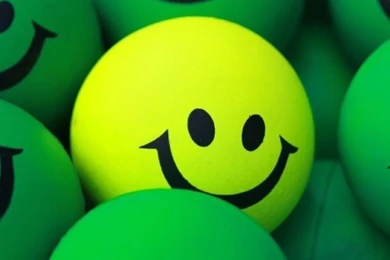 Smiley Green Balls Wallpapers For iPhone 4