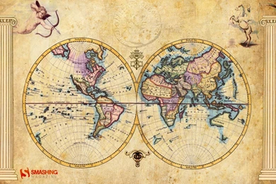 Old World Atlas : Desktop And Mobile Wallpapers : Wallippo