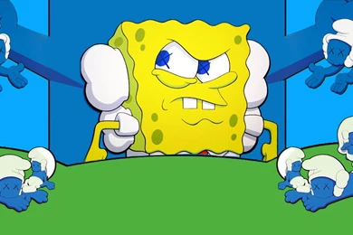 KAWS   Wallpapers Bearbrick By Bradjolly On DeviantArt