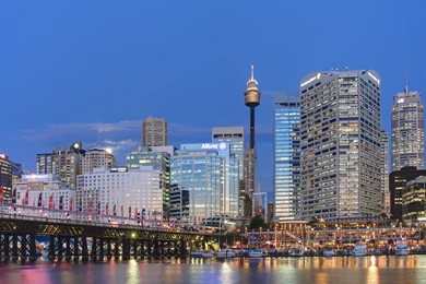 Darling Harbour Sidney Wallpaper, Size: 3506x2579