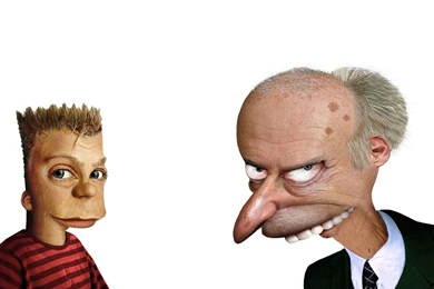 Life Magazine Real Alt Art The Simpsons Bart Simpson Mr. Burns ...