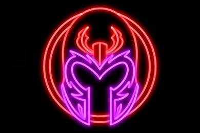 Magneto Neon Symbol WP By MorganRLewis On DeviantArt