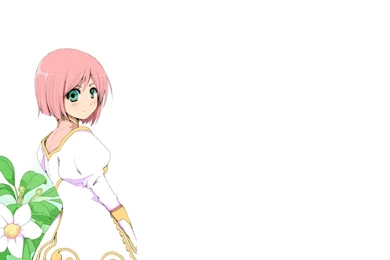 Pink Hair Tales Of Vesperia White Dress Simple Backgrounds ...