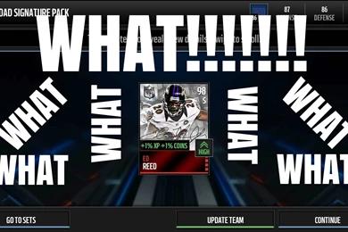 Did I Really Get ED REED!!!   YouTube