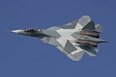 Sukhoi PAK FA T50 Inflight Aircraft Wallpapers