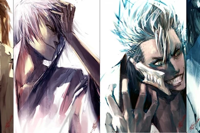 Aizen Sousuke Bleach Espada Grimmjow Jaegerjaquez Ichimaru Gin ...