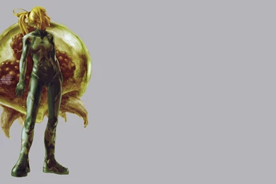 Video Games, Metroid, Samus Aran, Gray Background, Women, Blonde ...