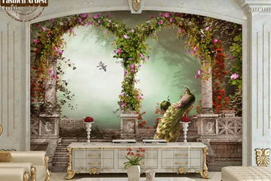 Popular Garden Wallpapers Murals Buy Cheap Garden Wallpapers Murals ...