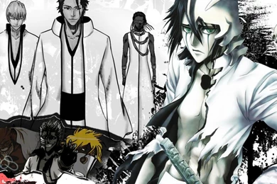 Bleach Ulquiorra Aizen Tousen Gin Wallpapers   (