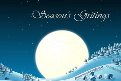 Image Seasons Greetings Blue Wallpapers