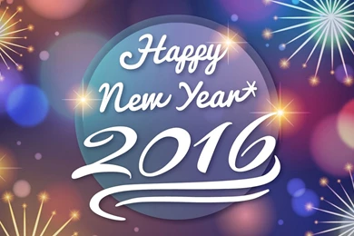 Happy New Year 2016 Wishes HD Wallpapers