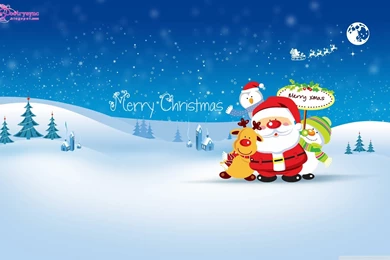 Christmas Wishes And Greetings Wallpapers With Santa Claus   New ...