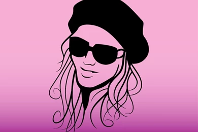 Fashionista Illustration Vector Art & Graphics