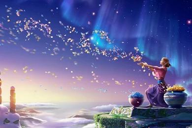 Artwork Kagaya Yutaka Celestial Exploring Wallpapers