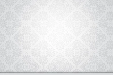 Wall With Damask Wallpapers And Wooden Floor Vector