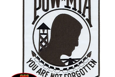 POW MIA Reflective Patch