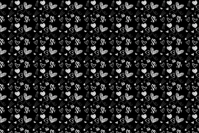 Chalk Hearts Desktop Wallpapers