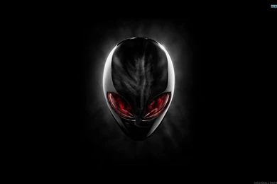 Alienware Black Skull Red Eyed HD Wallpapers