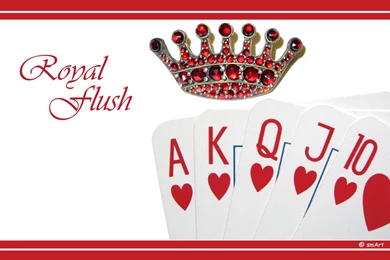 The Best Poker Hand Royal Flush Heart 1024x768