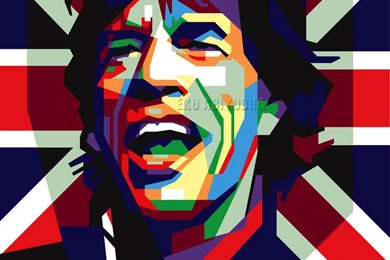 Mick Jagger In WPAP By Ekoabiyudha On DeviantArt