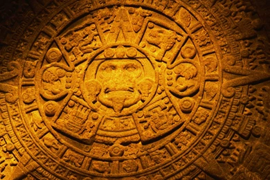 Aztec Calendar Stone iPad 3,4 & Air Wallpapers