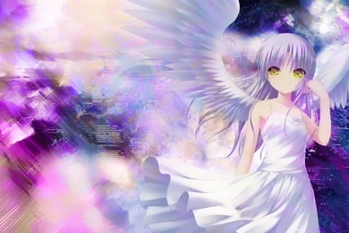 Kanade Tachibana Over The City   Angel Beats! HD Desktop Wallpapers ...