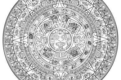 Aztec Calendar Vector [EPS File] Vector EPS Free Download, Logo ...