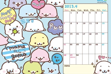 I Love Kawaii: April 2013 Wallpaper, Mamegoma From San x