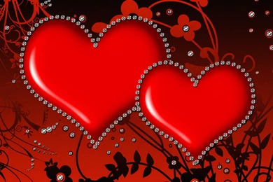 Red Heart Wallpapers   Wallpapers Zone
