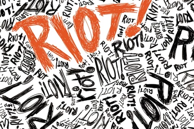 Riot Jumble Orange Graffiti Wallpapers