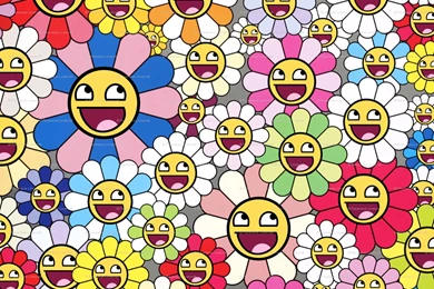 TAKASHI MURAKAMI Inspired Happy Flowers Blossom Kaikai Kiki ...