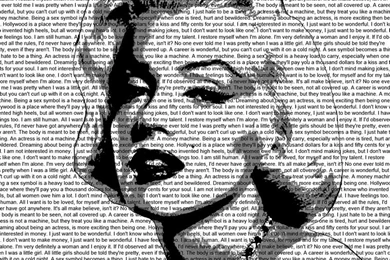 Marilyn Monroe Letter Pop Art By Klan619 On DeviantArt