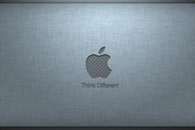 Apple Inc. Metal Textures Think Different Simple Linen Wallpapers ...