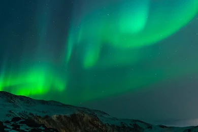 Aurora Nature Night Sky iPhone 6 Wallpapers Download