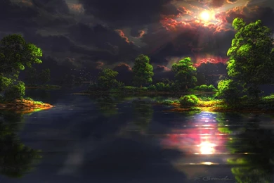 Sunburst From Stormy Clouds >> HD Wallpaper, Get It Now!