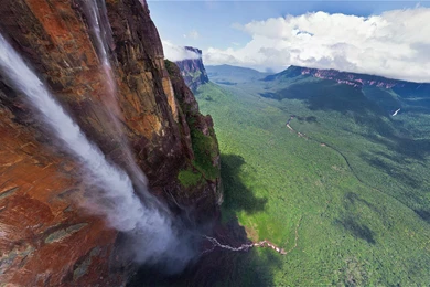 Mount Roraima Venezuela Brasilien Guyana Wasserfall Waterfall ...